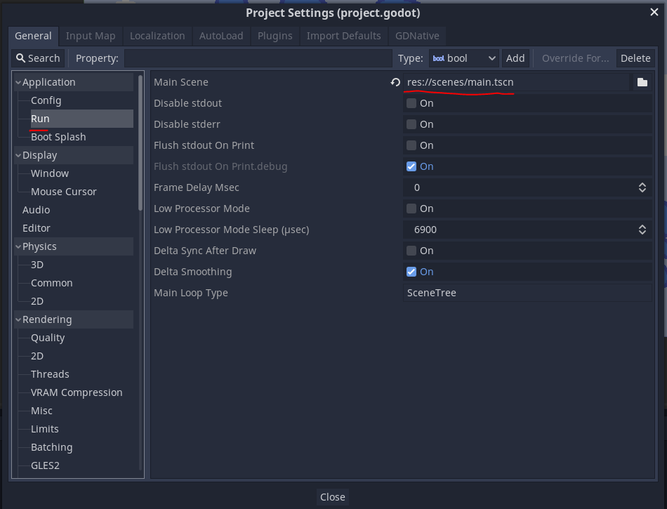 project_settings_main_scene